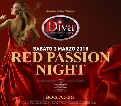DIVA - RED PASSION NIGHT - Boccaccio Club