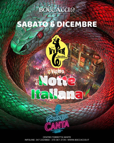 VIPERA - NOTTE ITALIANA - Boccaccio Club