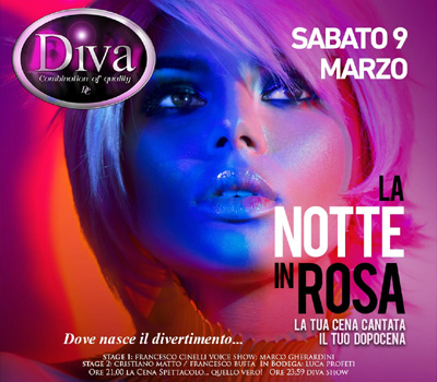 DIVA - LA NOTTE IN ROSA - Boccaccio Club