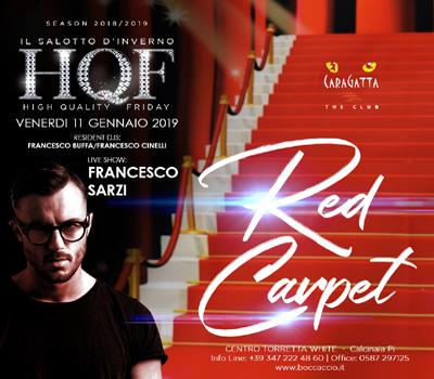 HQF - CARAGATTA - RED CARPET - Boccaccio Club