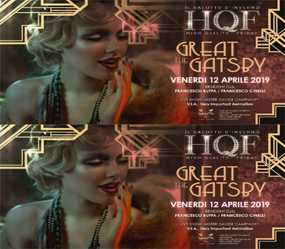 HQF - CARAGATTA - THE GREAT GATSBY - Boccaccio Club