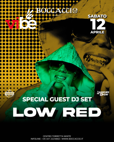 VIBE-LOW RED - Boccaccio Club