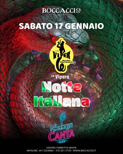 VIPERA - NOTTE ITALIANA - Boccaccio Club