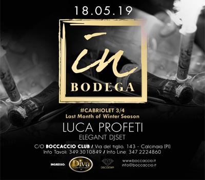 IN BODEGA - Boccaccio Club