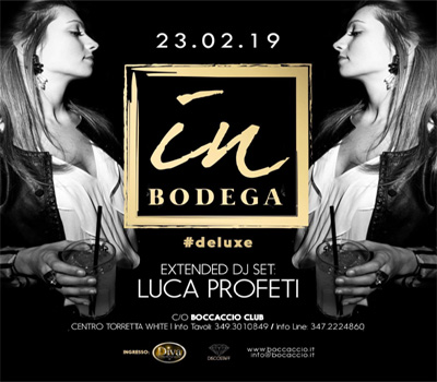 IN BODEGA - Boccaccio Club