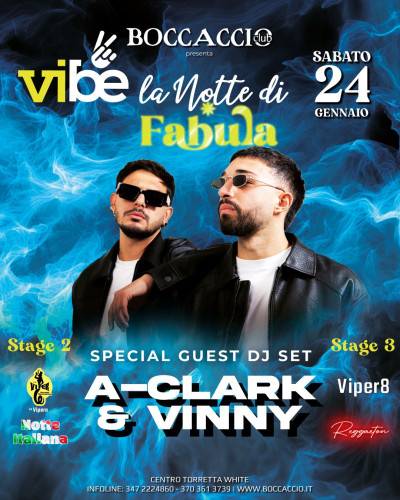 VIBE - LA NOTTE DI FABULA - Boccaccio Club