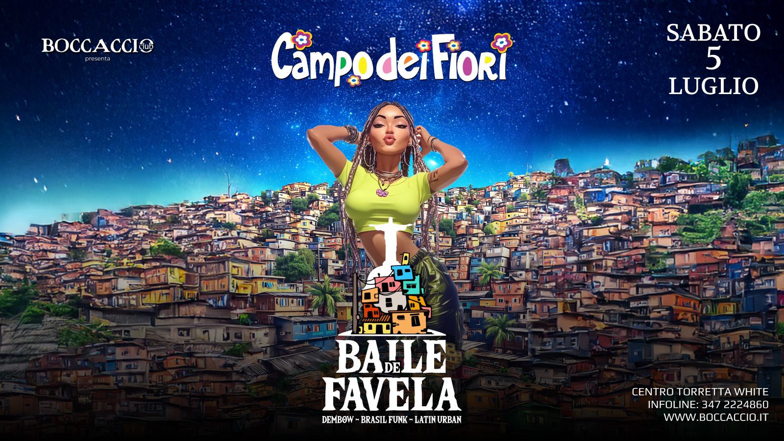 CAMPO DEI FIORI-BAILE DE FAVELA